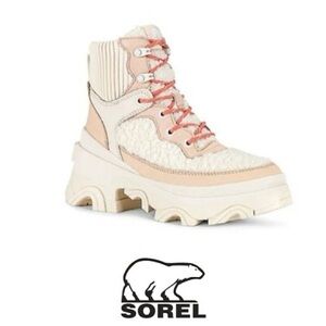 Sorel Brex Cozy Boot in Nova Sand and Sea Salt